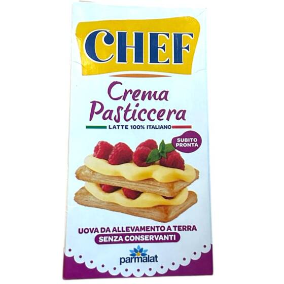 Chef Crema Pasticcera – italienische Vanillecreme in 500-ml-Packung