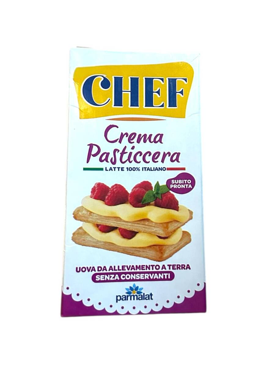 Chef Crema Pasticcera – italienische Vanillecreme in 500-ml-Packung