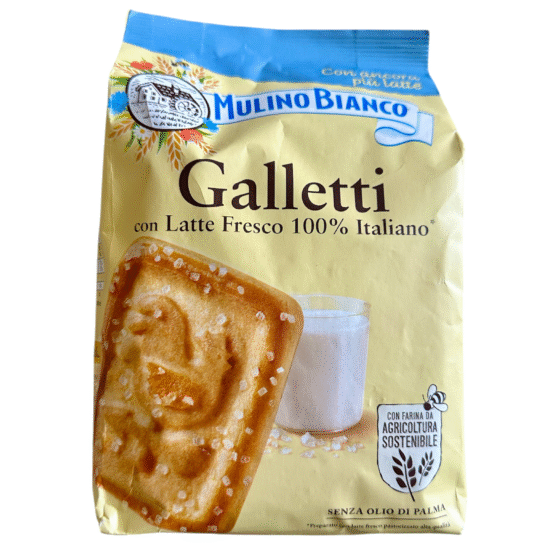 Mulino Bianco Galletti – italienische Butterkekse mit frischer Milch, 100 % italienisch