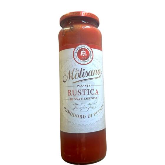 Glasflasche La Molisana Passata Rustica – dickflüssiges Tomatenpüree aus Apulien