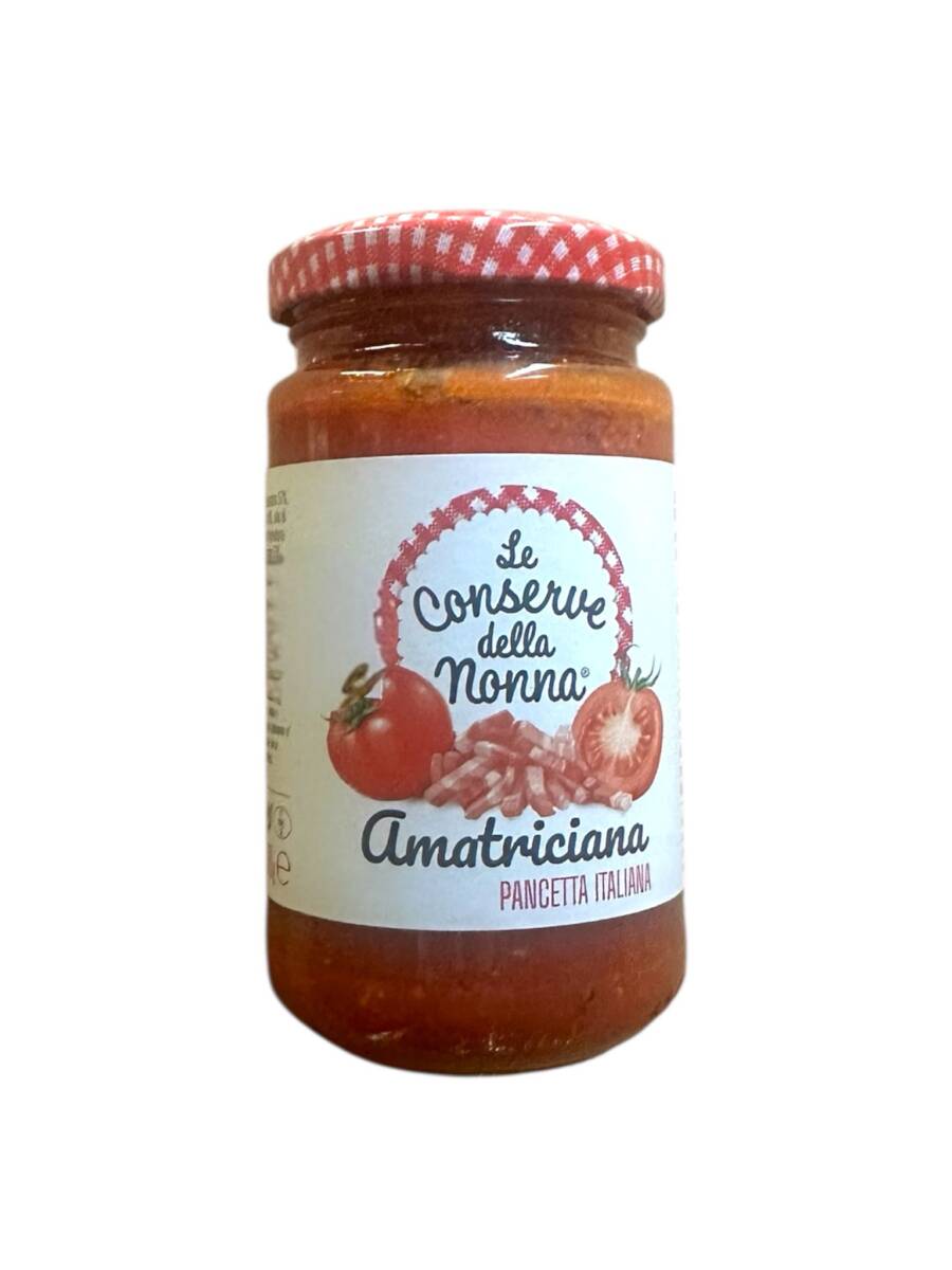 Le Conserve della Nonna Amatriciana mit Pancetta Italiana (190 g)