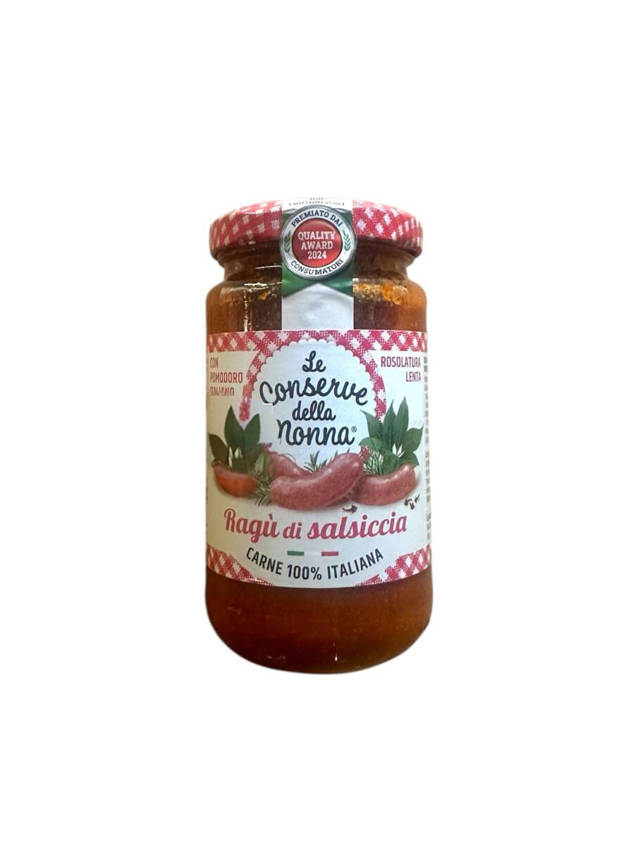 Le Conserve della Nonna Ragù di Salsiccia – italienische Wurstsauce (190 g)