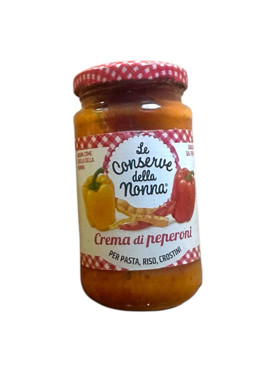 Le Conserve della Nonna Crema di Peperoni – Paprikacreme aus Italien (190 g)