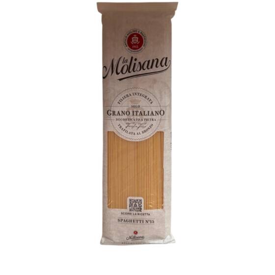 La Molisana Spaghetti 500 g – Original italienische Feinkost aus Hartweizen, Bronzezug, kompostierbare Verpackung