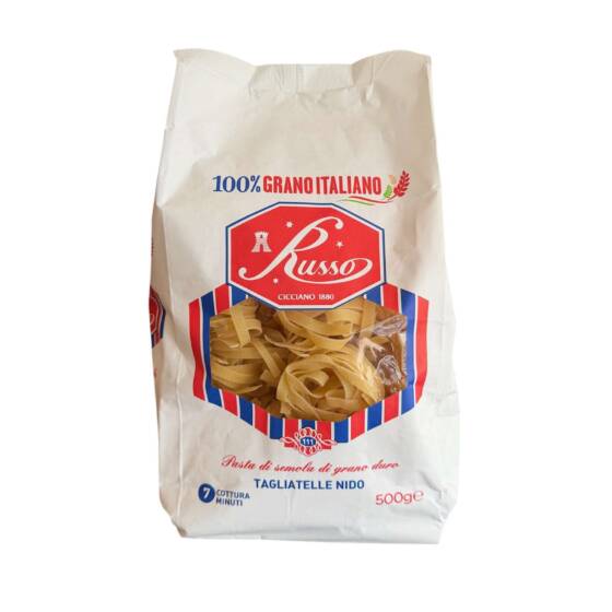 Russo Tagliatelle Nido 500 g – originale italienische Pasta aus Hartweizen