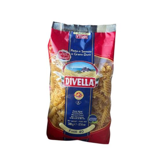 Divella Fusilli 40 500g italienische Pasta aus Hartweizengrieß Original aus Italien