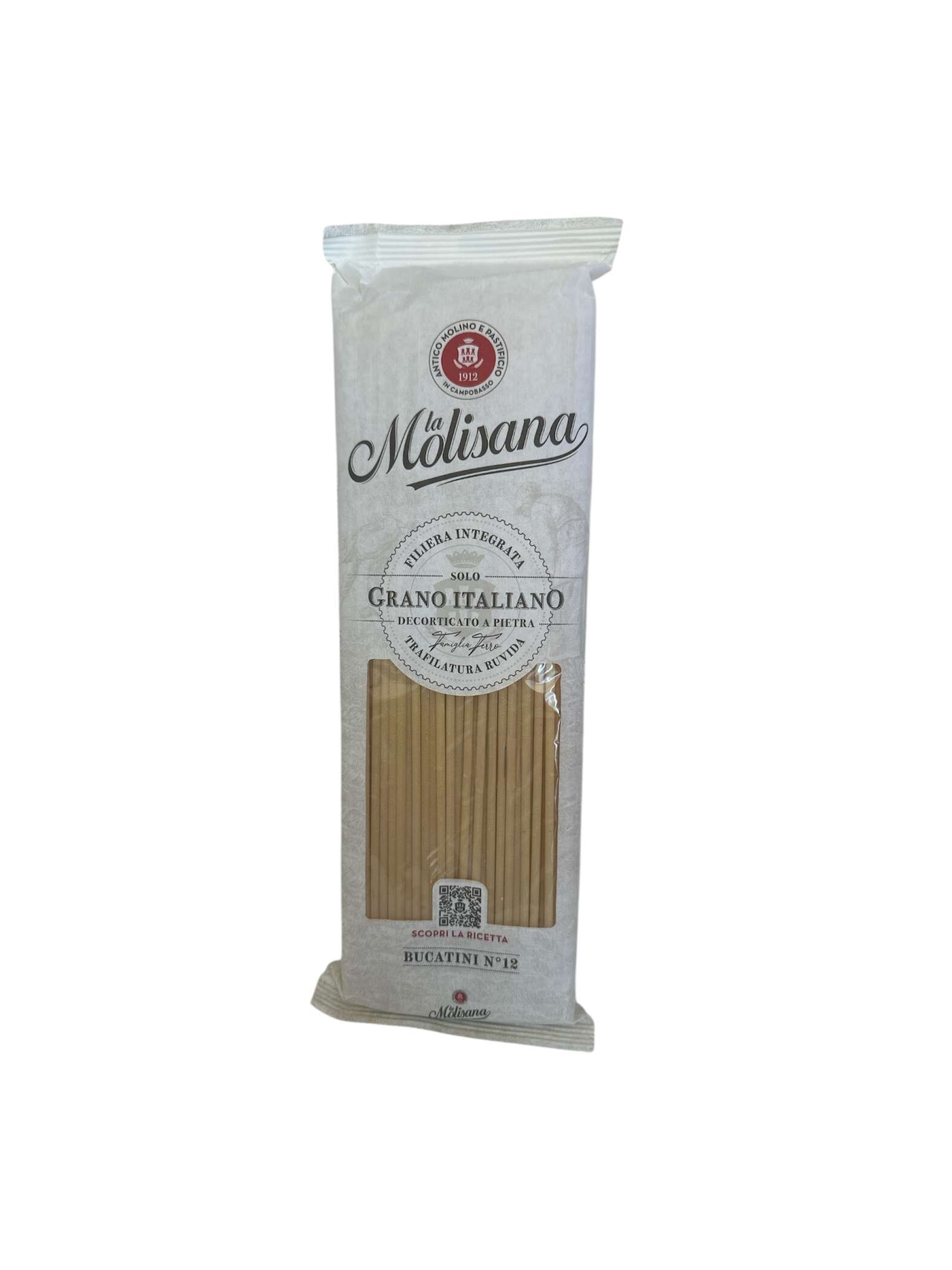 La Molisana Bucatini N°12 500 g – originale italienische Pasta aus Hartweizengrieß