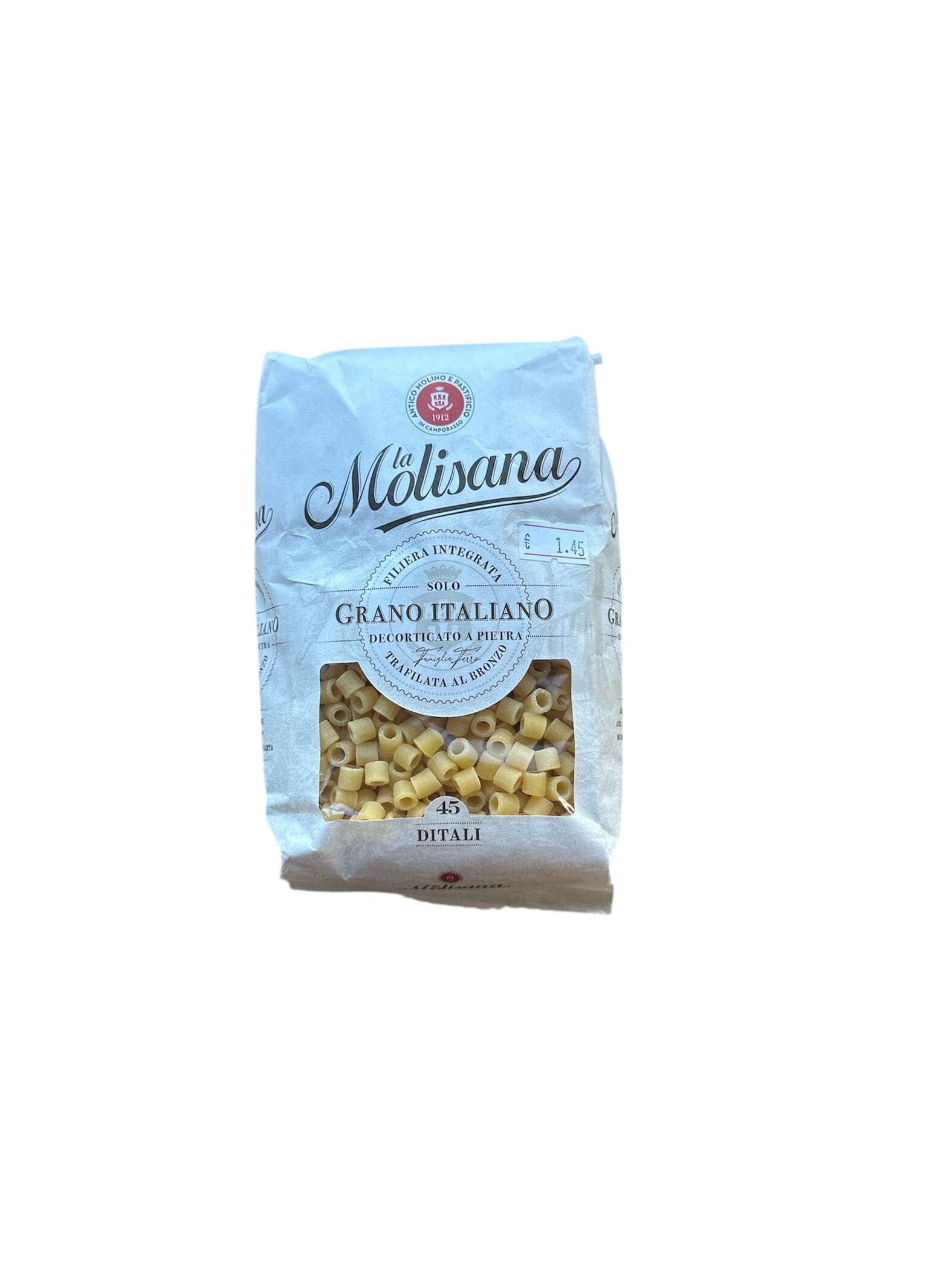 La Molisana Ditaloni Rigati Nr. 42 500 g italienische Pasta aus Hartweizen