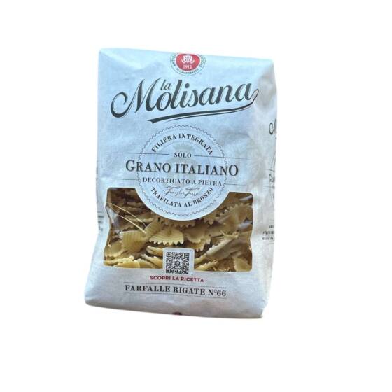 La Molisana Farfalle Rigate N°66 500 g – italienische Pasta aus Hartweizen