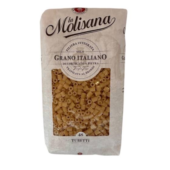 La Molisana Tubetti Nr. 48 – italienische Hartweizenpasta aus 100 % italienischem Getreide, 500 g