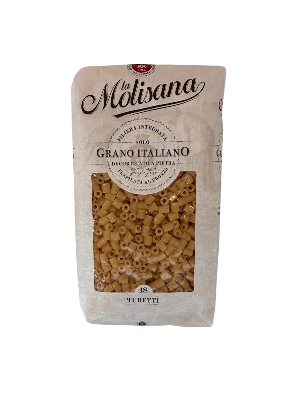 La Molisana Tubetti Nr. 48 – italienische Hartweizenpasta aus 100 % italienischem Getreide, 500 g