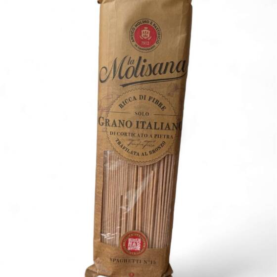 La Molisana Vollkorn Spaghetti Nr. 15 500 g – italienische Pasta aus Hartweizen