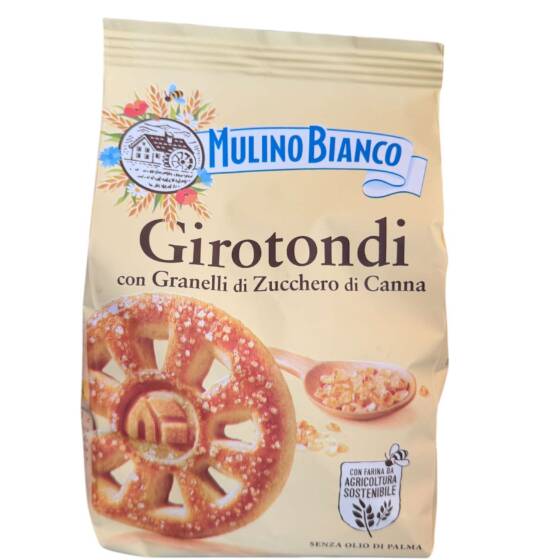 Mulino Bianco Girotondi Kekse mit Rohrzucker 360 g – italienische Keksspezialität