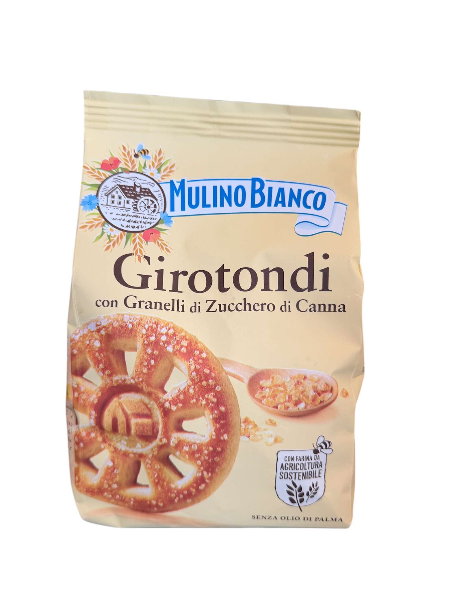 Mulino Bianco Girotondi Kekse mit Rohrzucker 360 g – italienische Keksspezialität
