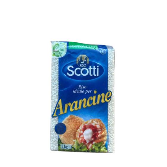 Riso Scotti Reis für Arancine 1 kg – original italienischer Reis für Arancini vakuumverpackt