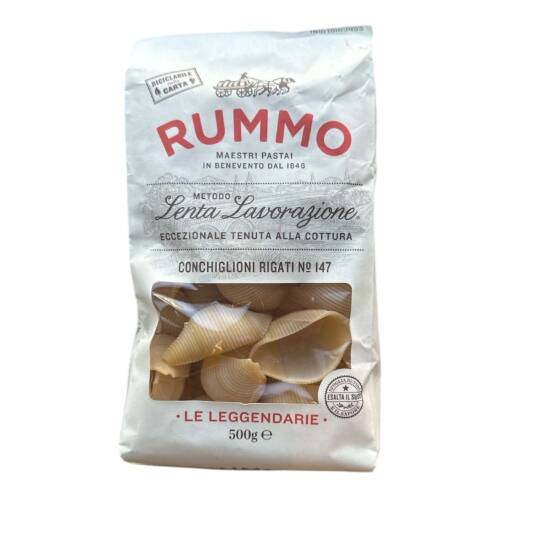 Rummo Conchiglioni Rigati 500 g italienische Pasta aus Hartweizengrieß mit rauer Oberfläche