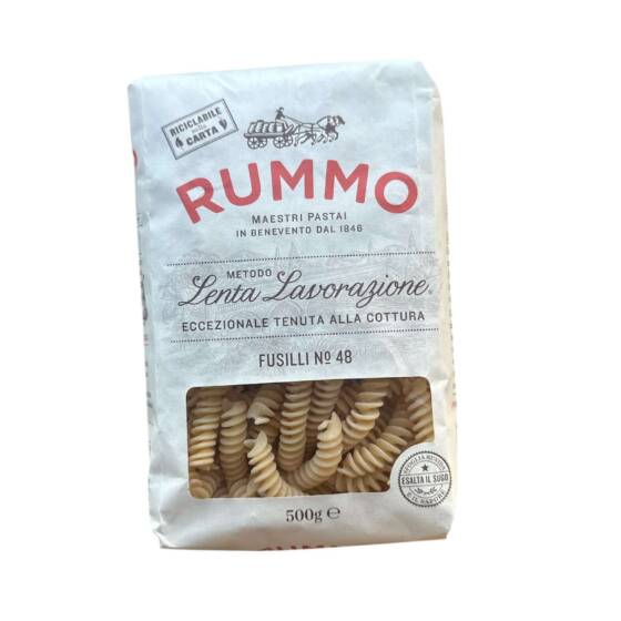 Rummo Fusilli N°48 500 g italienische Pasta mit rauer Oberfläche für perfekte Sauce