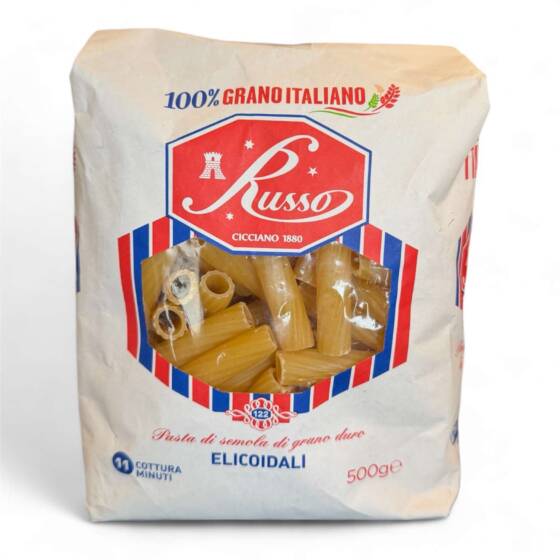 Russo Elicoidali Pasta 500 g aus Italien aus 100% Hartweizengrieß italienische Lebensmittel