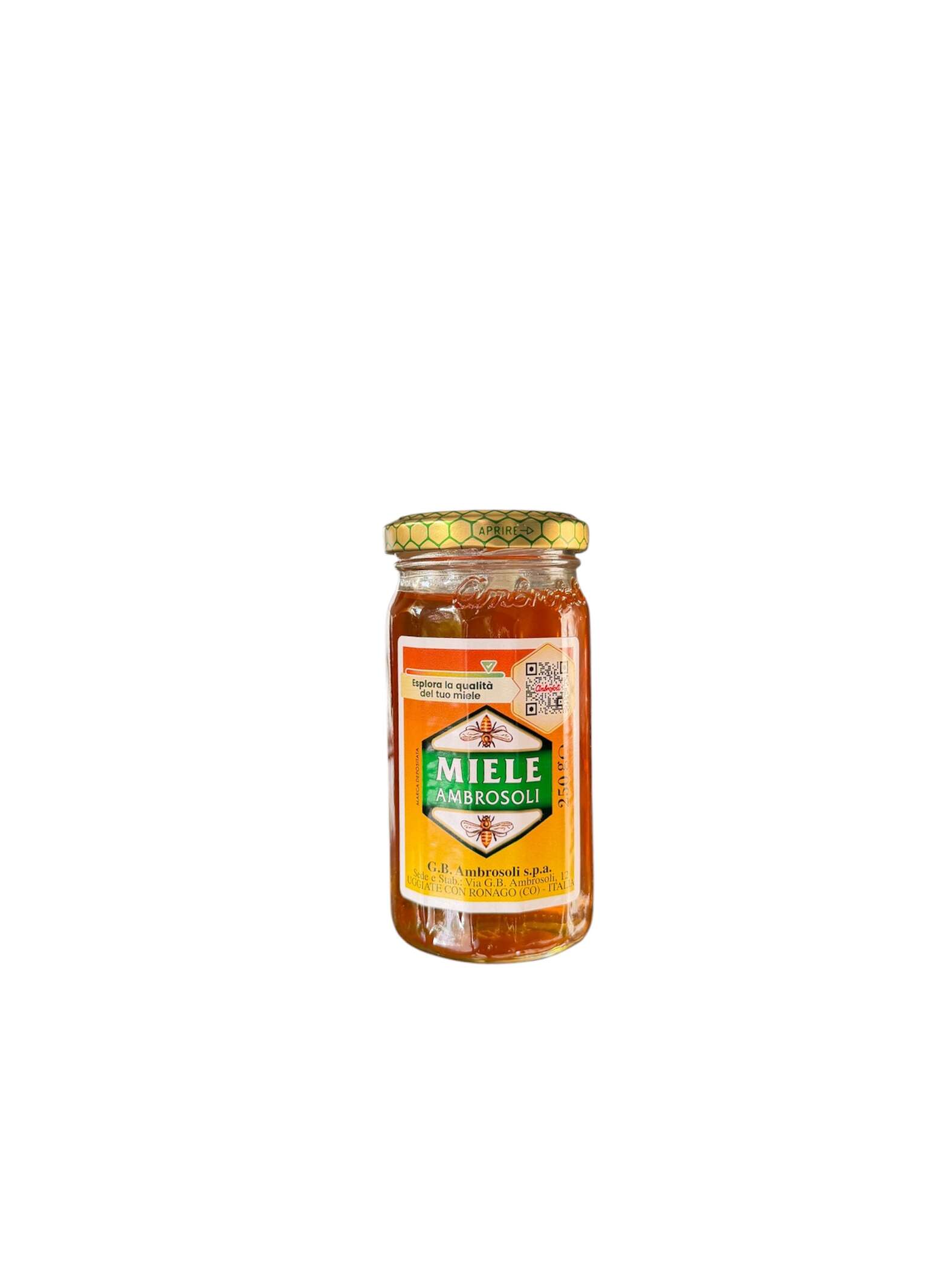 Ambrosoli Miele Raffinato 250g italienischer Blütenhonig im Glas