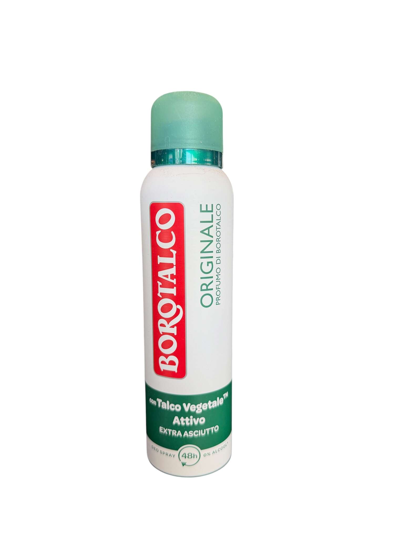 Borotalco Deo Spray Original 150 ml aus Italien mit pflanzlichem Talkum und 48h Schutz