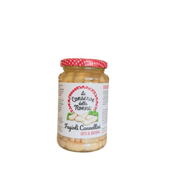 Cannellini Bohnen im Glas 360 g – original italienische Feinkost von Le Conserve della Nonna