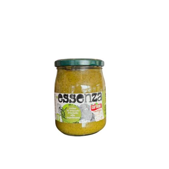 Carbone Crema di Friarielli 520 g – italienische Spezialität aus Neapel, cremiger Stängelkohl Aufstrich