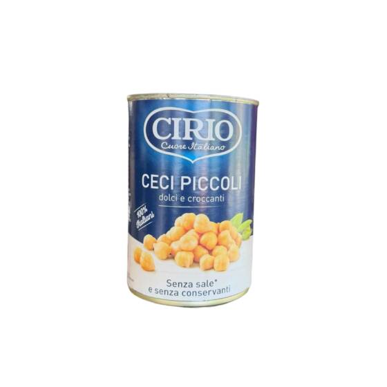 Cirio Kichererbsen klein 400 g ohne Salz – originale italienische Feinkost aus 100% italienischem Anbau