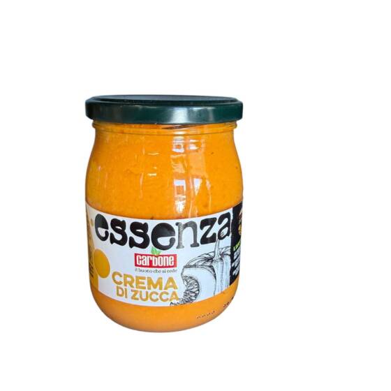 Crema di Zucca Carbone 520 g italienische Kürbiscreme im Glas Feinkost aus Italien