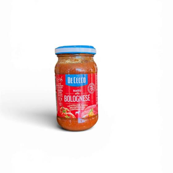 De Cecco Sugo Bolognese 190 g – originale italienische Pastasauce im Glas