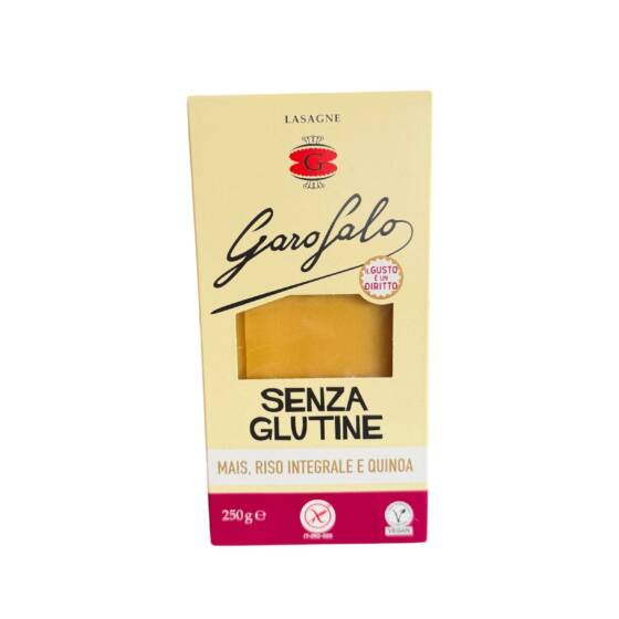 Garofalo Lasagne ohne Gluten 250 g – italienische glutenfreie Lasagneplatten aus Mais und Reis
