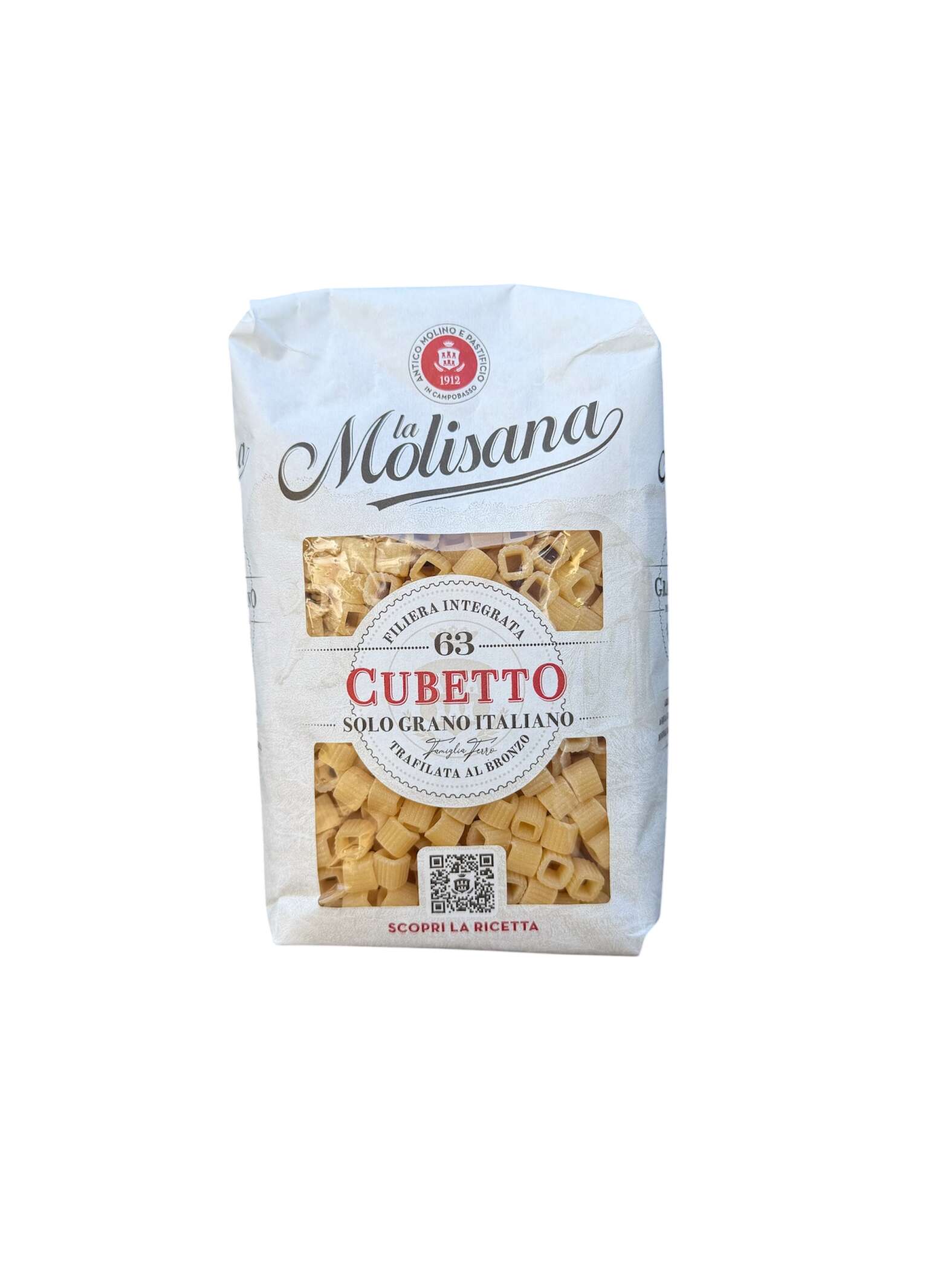 La Molisana Cubetto N.63 500 g italienische Pasta aus Hartweizen