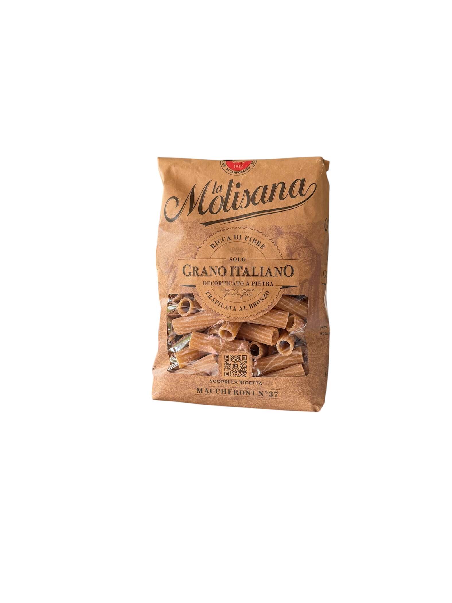 La Molisana Maccheroni Integrali 500 g italienische Vollkorn Pasta Original aus Italien