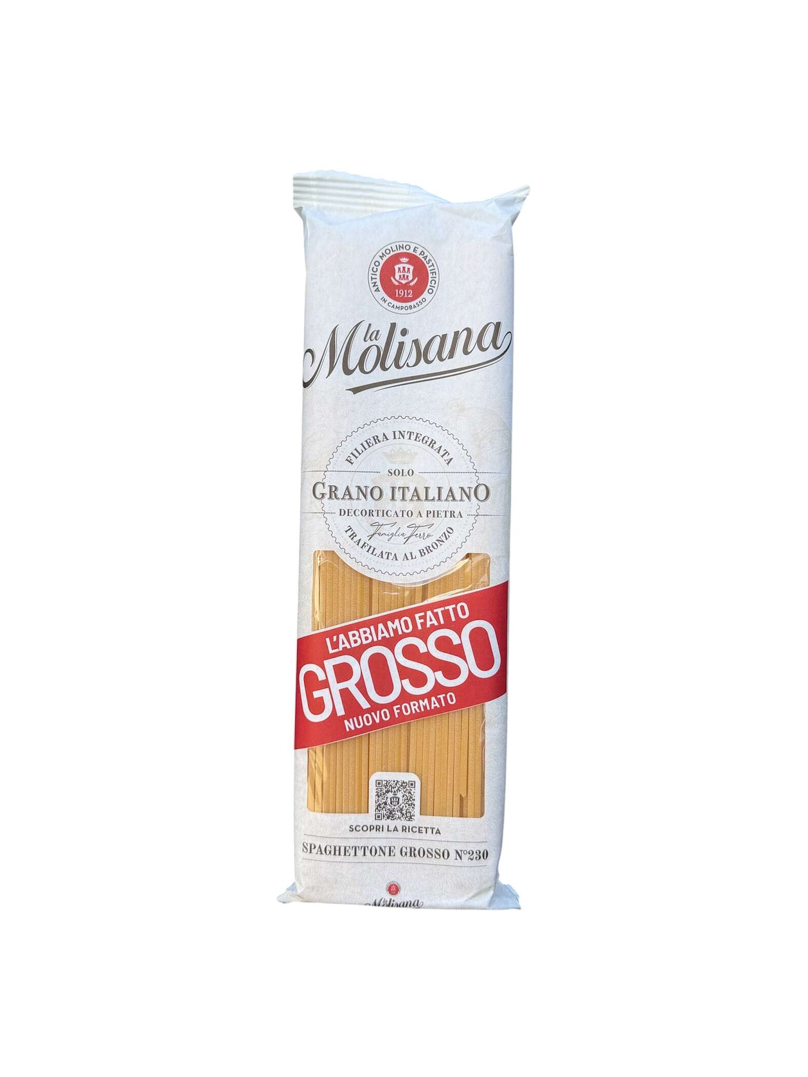 La Molisana Spaghettone Grosso N°230 500 g – italienische Pasta aus Hartweizen