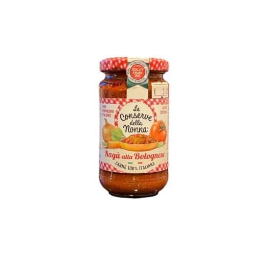 Ragù alla Bolognese 190 g von Le Conserve della Nonna – italienische Feinkost Sauce im Glas