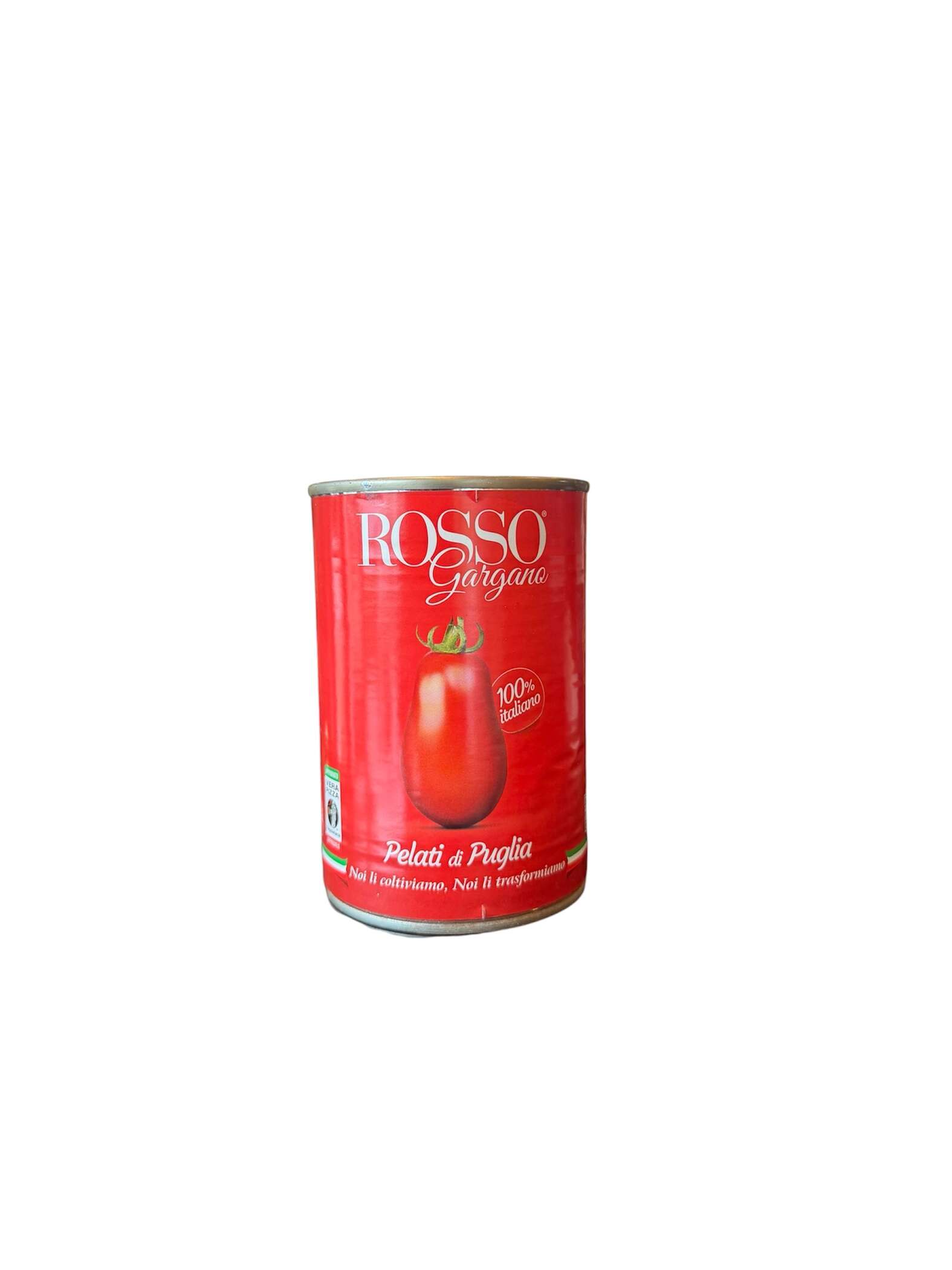 Rossogargano Pelati 400g – ganze geschälte italienische Tomaten aus Apulien in Dose