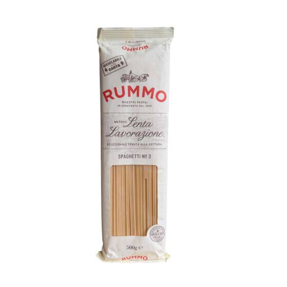 Rummo Spaghetti N.3 500 g – original italienische Pasta aus Hartweizengrieß mit rauer Oberfläche