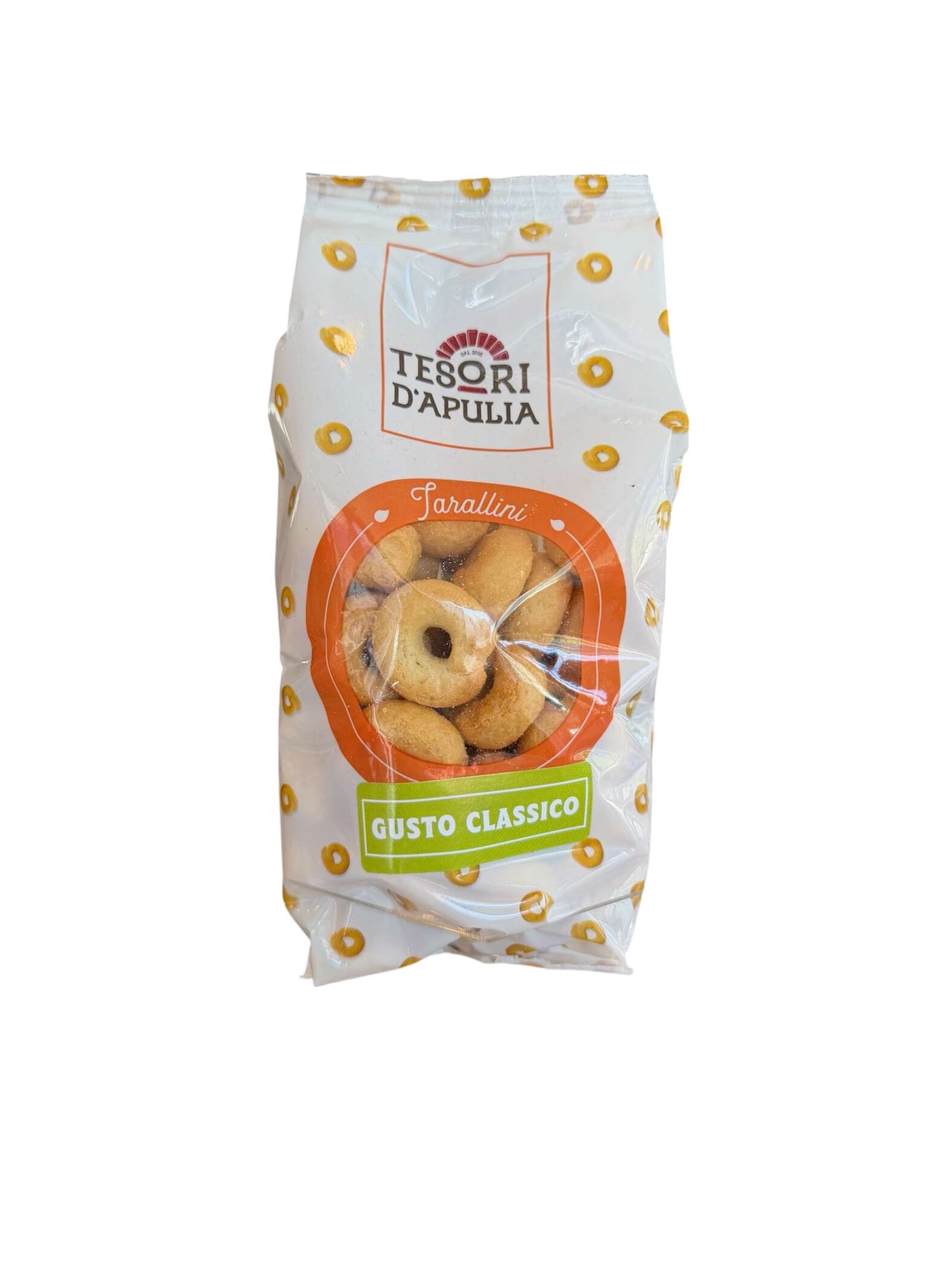Tarallini Classico mit Olivenöl 200g Tesori d´Apulia italienisches Gebäck aus Apulien