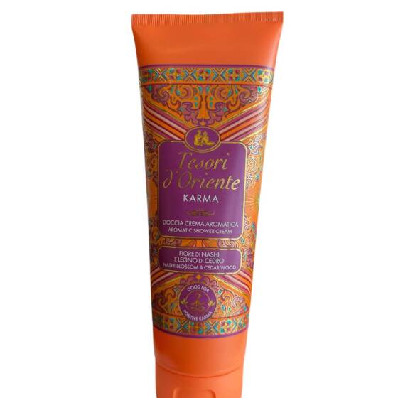 Tesori d'Oriente Karma Duschcreme 250 ml italienische Pflege mit Zitrone Bergamotte