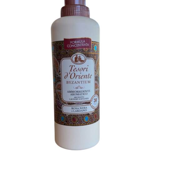 Tesori d'Oriente Weichspüler Byzantium 760 ml italienischer Duft Schwarze Rose Labdanum