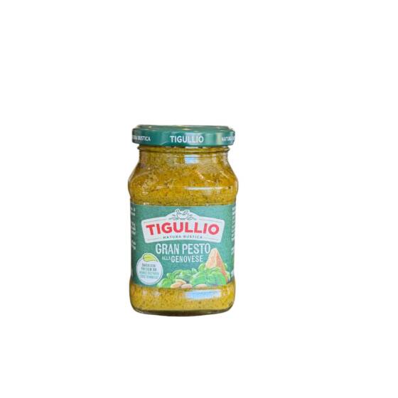 Tigullio Pesto alla Genovese 190 g – original italienisches Basilikum Pesto im Glas