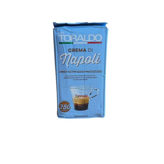 Toraldo Crema di Napoli 250 g – italienischer Espresso Kaffee aus Neapel mit cremiger Röstung