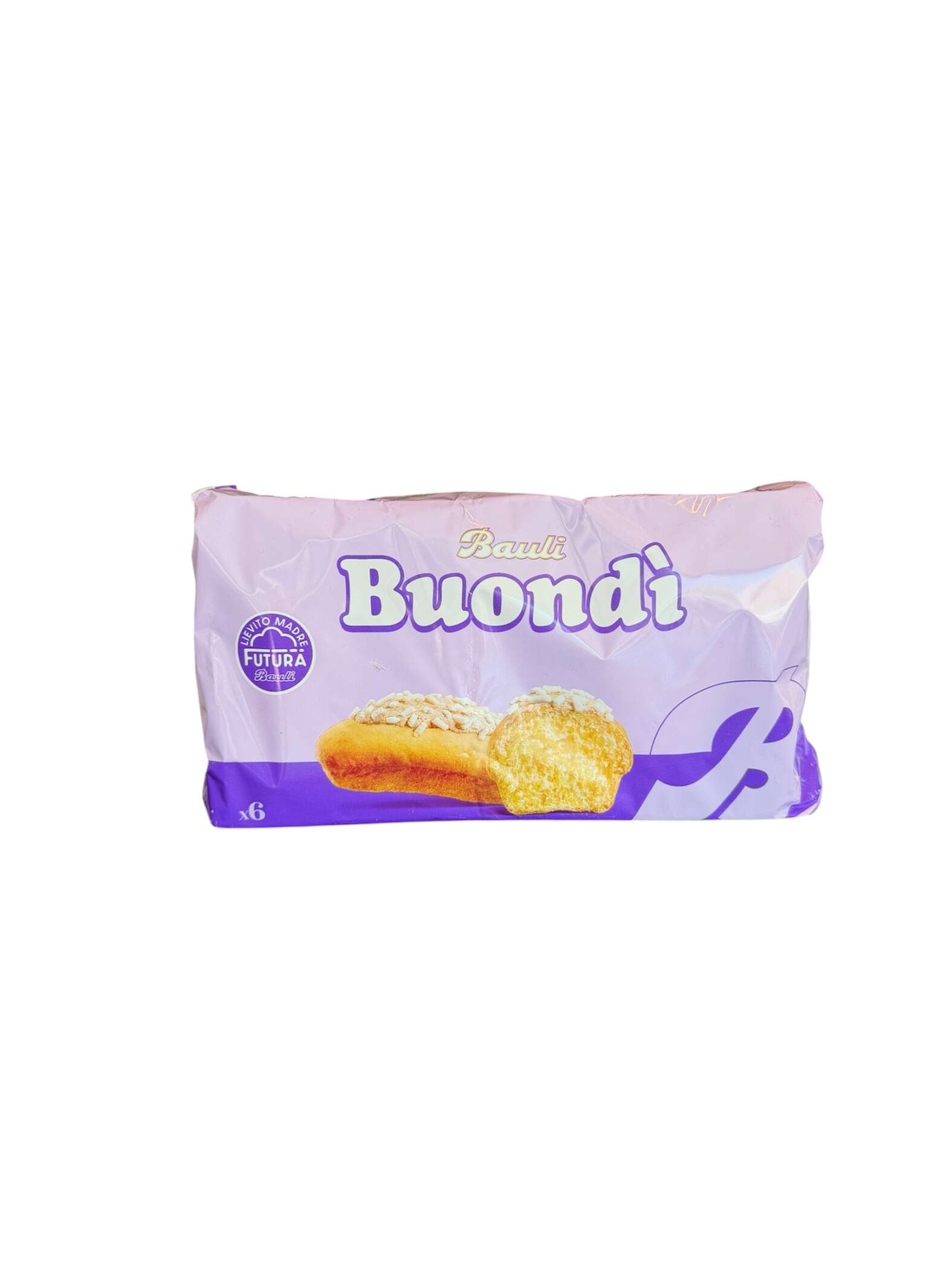 Bauli Buondì Classico x6 198 g – originale italienische Frühstücksküchlein mit Zuckerglasur