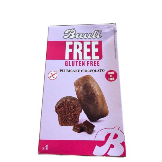Bauli Free Gluten Free Plumcake Cioccolato 132 g – glutenfreie italienische Schoko-Plumcakes