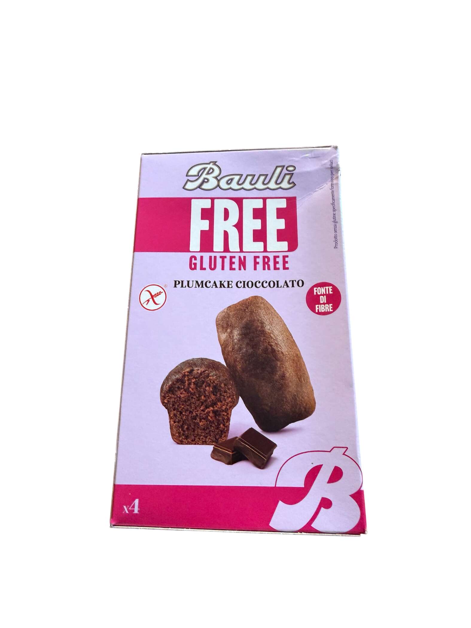 Bauli Free Gluten Free Plumcake Cioccolato 132 g – glutenfreie italienische Schoko-Plumcakes