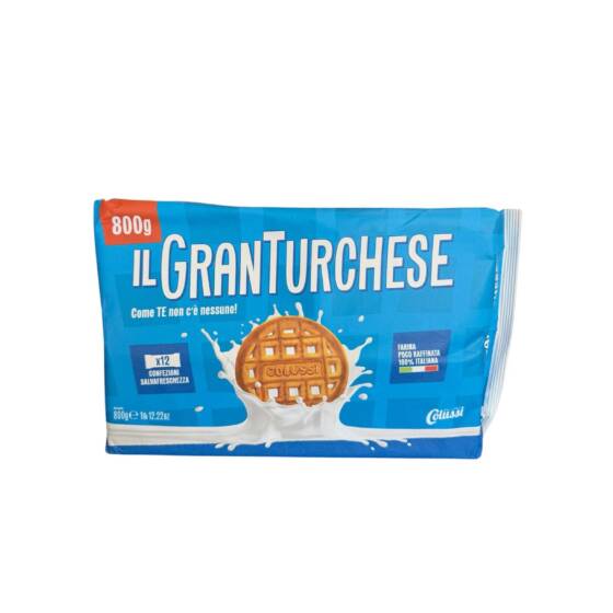 Colussi GranTurchese Biscotti 800 g – originale italienische Frühstückskekse aus Italien