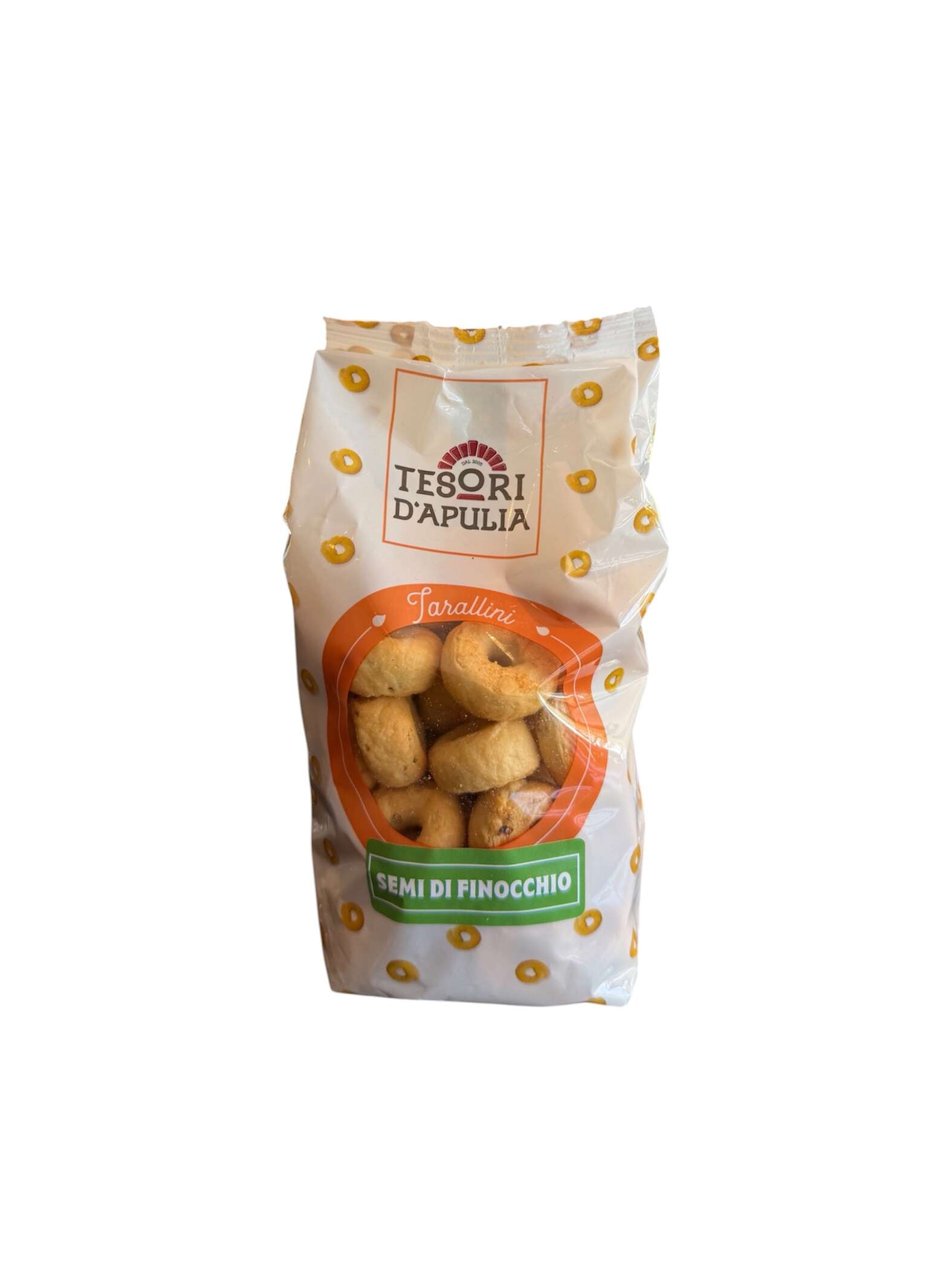 Tesori d’Apulia Tarallini mit Fenchelsamen 200 g – Original aus Italie