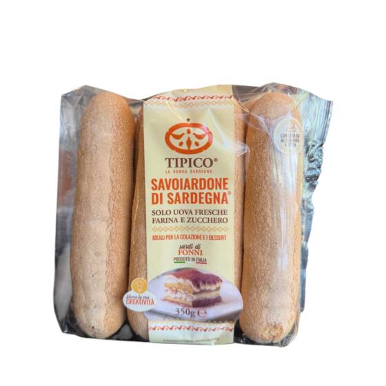 TIPICO Savoiardone di Sardegna 350 g – originale italienische Savoiardi aus Sardinien für Tiramisu und Desserts