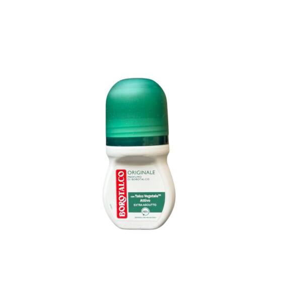 Borotalco Deo Roll-On Original 50 ml – italienisches Deodorant mit Talco Vegetale Attivo und 48 Stunden Schutz