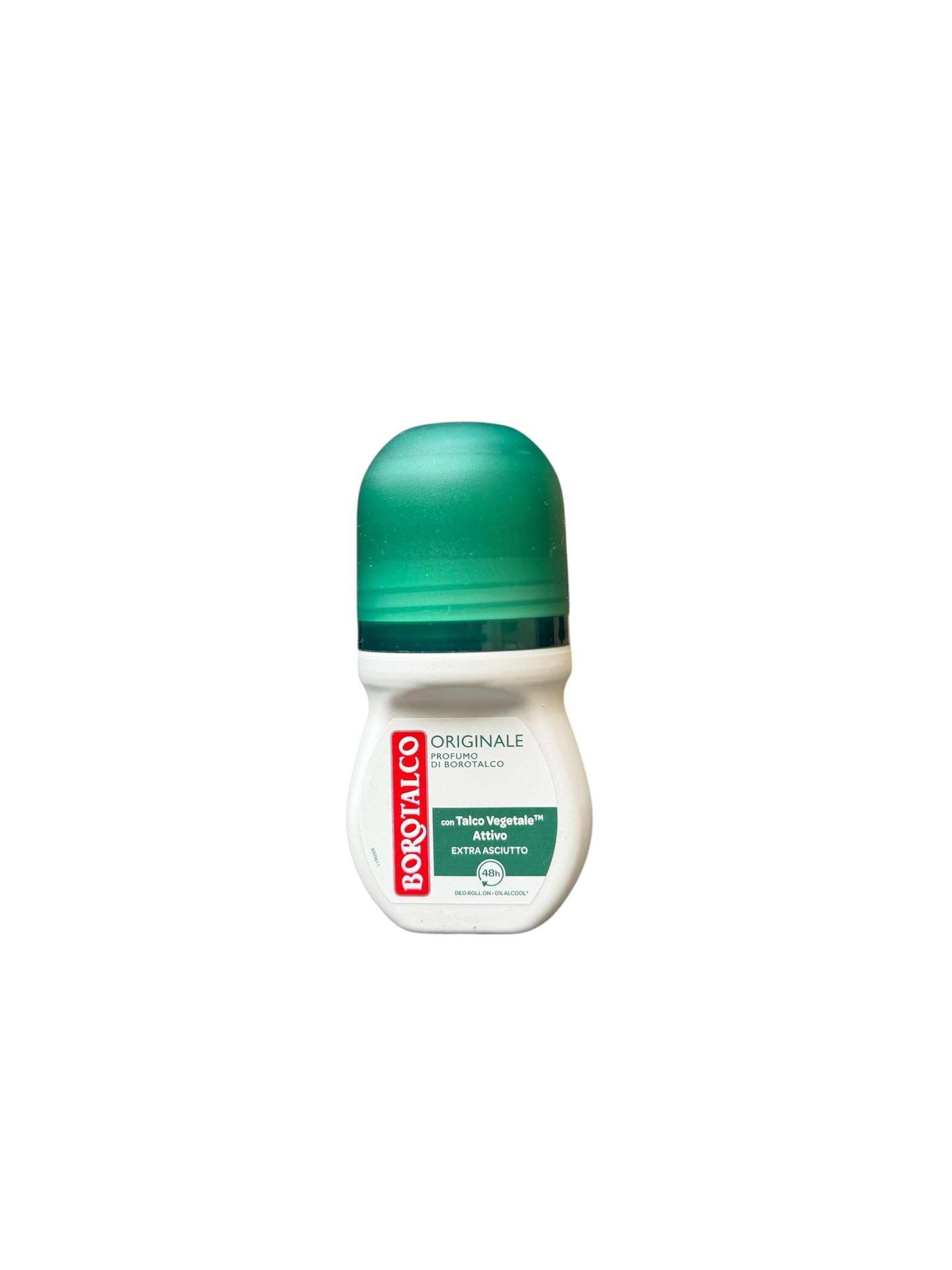Borotalco Deo Roll-On Original 50 ml – italienisches Deodorant mit Talco Vegetale Attivo und 48 Stunden Schutz