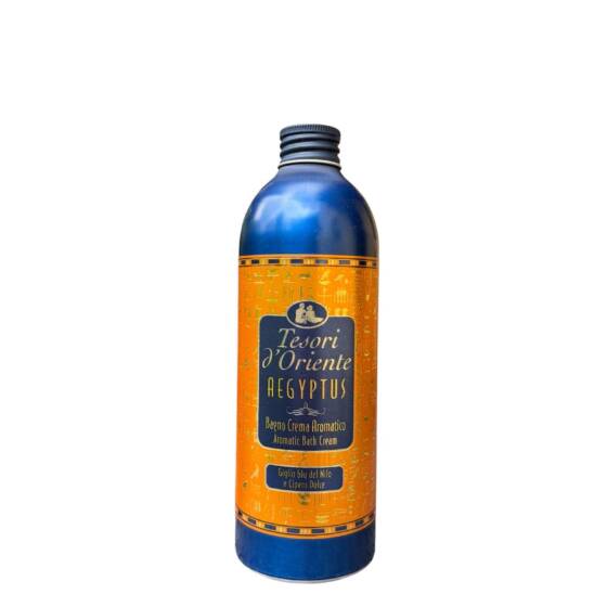 Tesori d'Oriente Aegyptus aromatisches Duschbad 500 ml aus Italien mit Blauem Nil-Lilie-Duft und orientalischen Holznoten